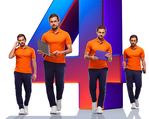 Великолепная четверка Ростелеком в Гамово (Пермский край)